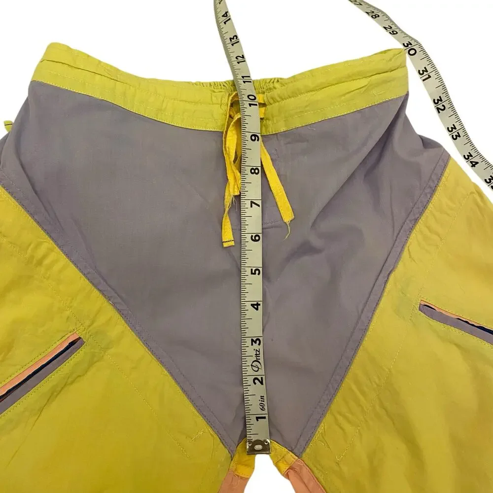 Vintage 80s Colorblock Knee Dits 100% Cotton Vest and Pants Set Kids Size 12